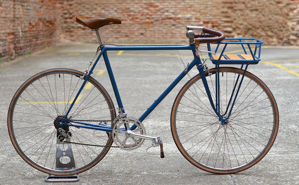 Velo Porteur Bleu